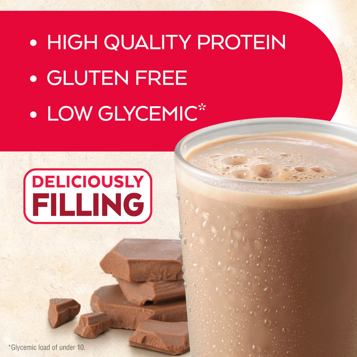 Creamy Chocolate Protein Shake, 23g Protein, 12 Count Q858656