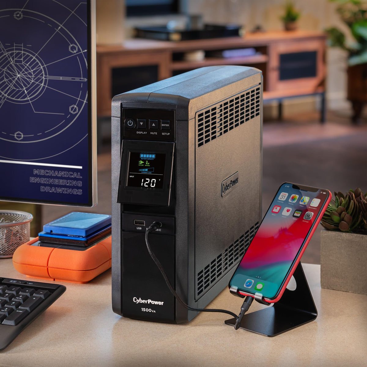 1500VA Sinewave UPS Battery Backup and Surge Protector Z51604