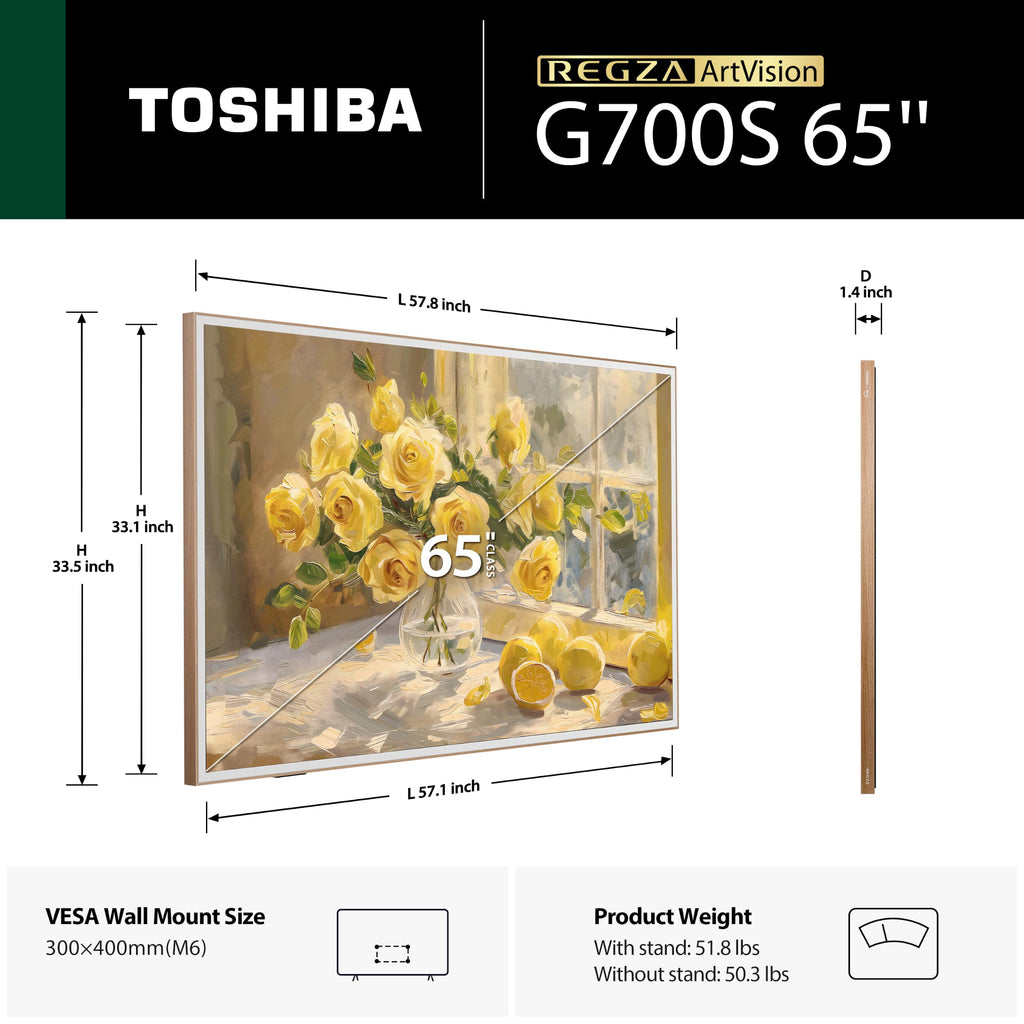 65" 4K UHD QLED Smart Fire TV A87452