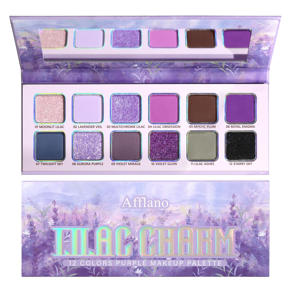 Pigmented Matte Shimmer Eyeshadow Palette V170