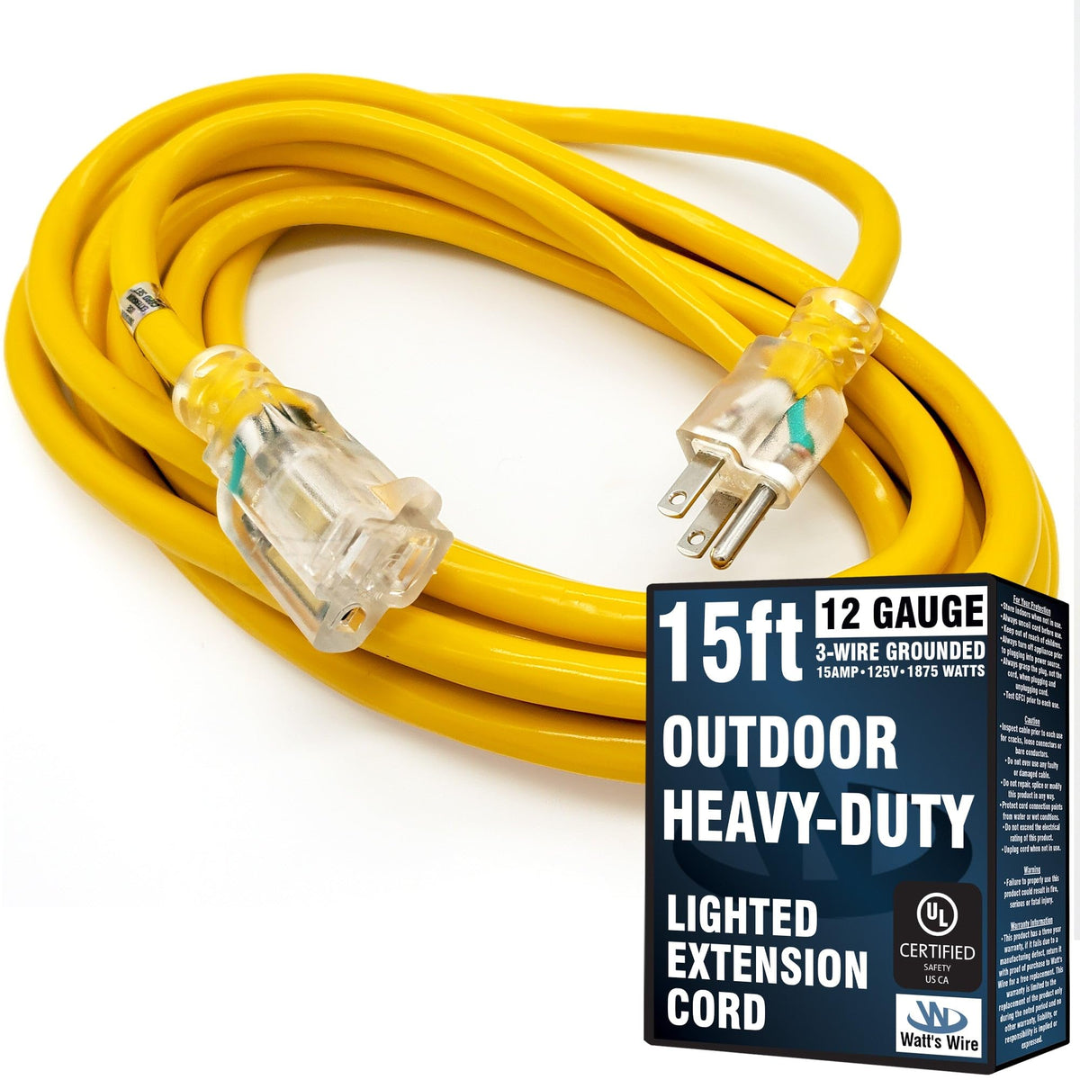 15 ft 12 Gauge Heavy Duty Extension Cord K313212