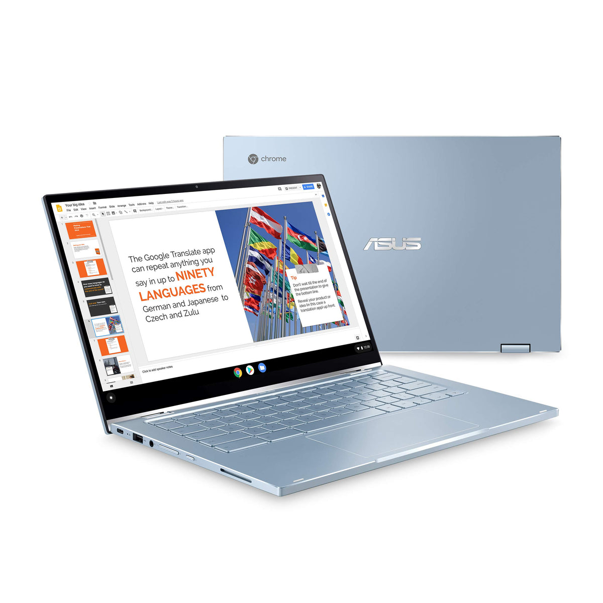 2 in 1 Laptop, 14" Touchscreen FHD, Intel Core m3, 8GB RAM, 64GB eMMC, Silver L93535