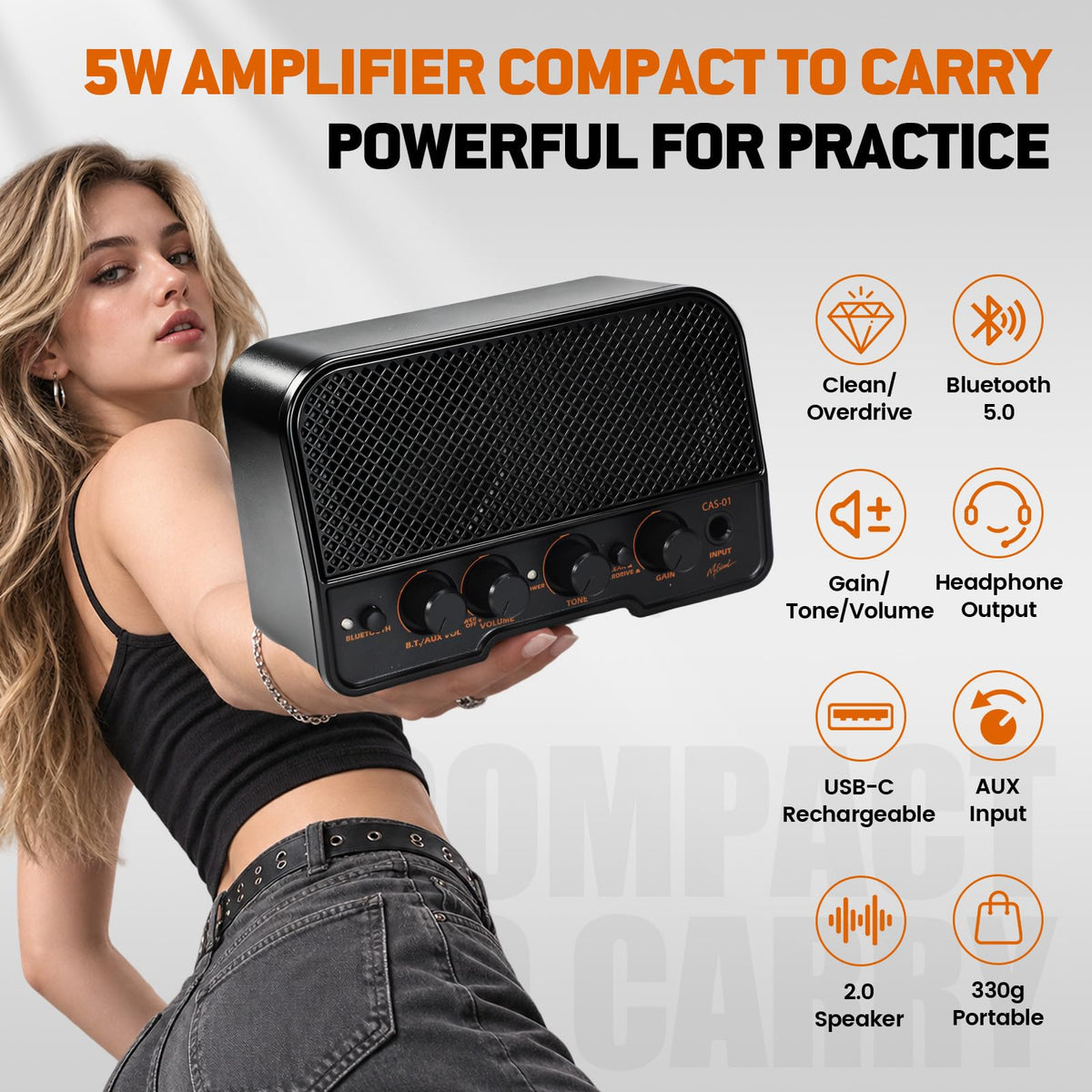 39" Beginner Electric Guitar Starter Kit with Amp Black I57090