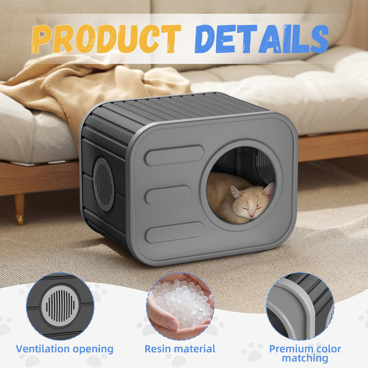 Weatherproof Outdoor Cat House P5505