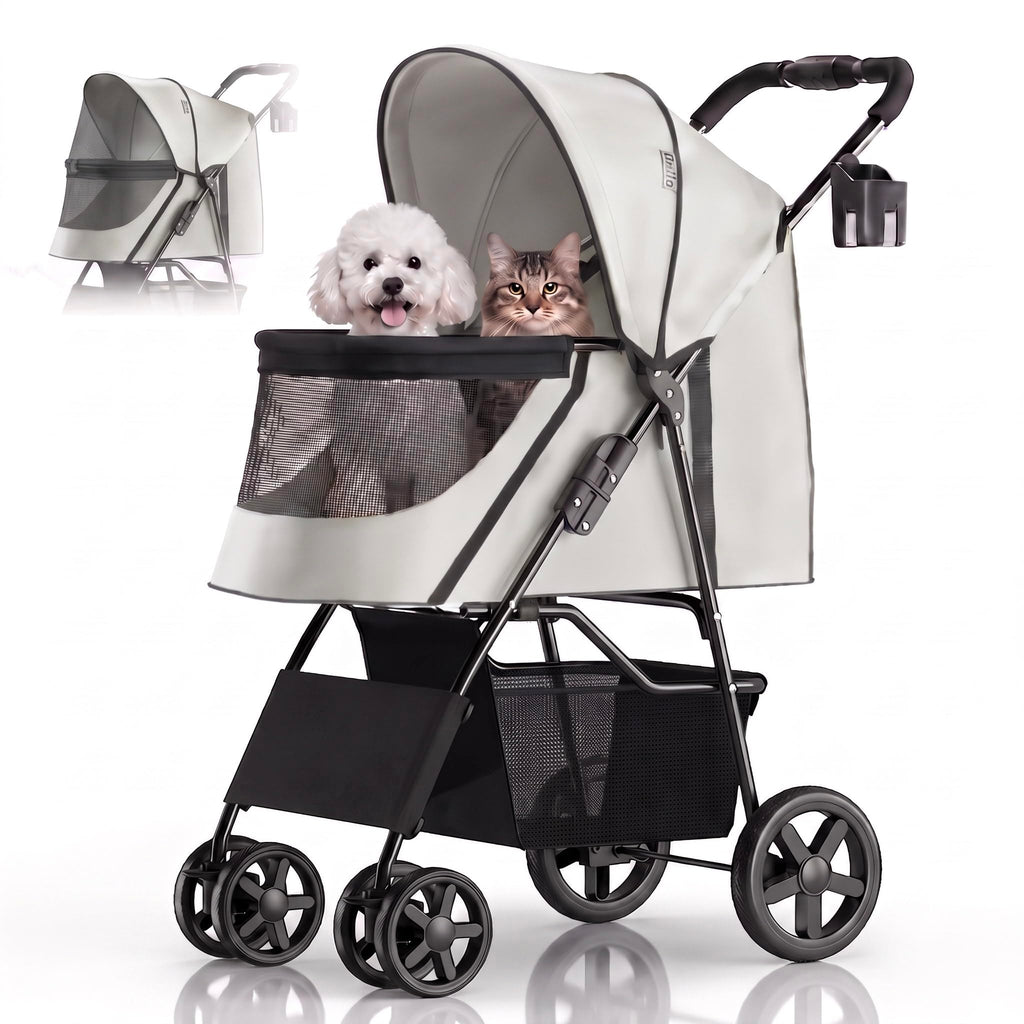 Foldable 4-Wheel Pet Stroller Q35219