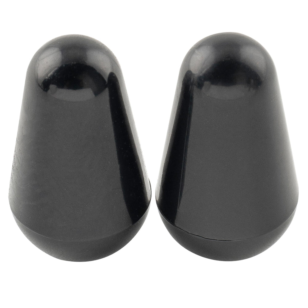5-Way Guitar Pickup Lever Switch Tips Black 2Pcs R4782