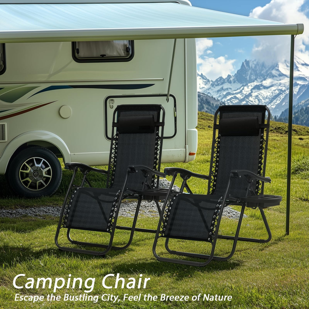 Black Zero Gravity Lounge Chair X3482