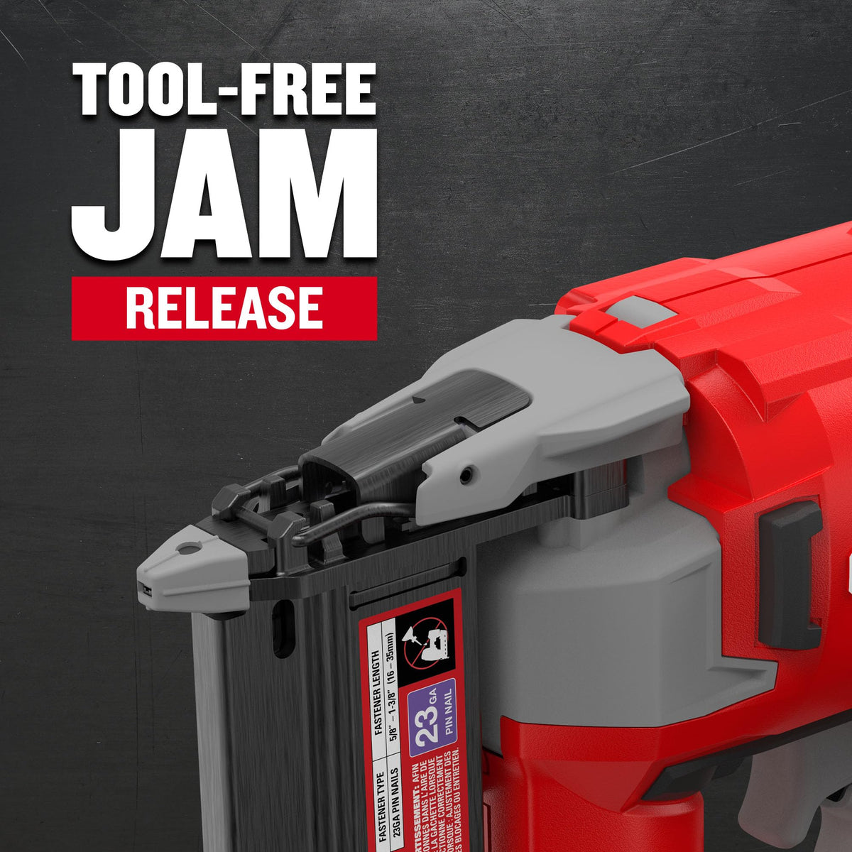 Cordless 23 Gauge Pin Nailer Kit C865
