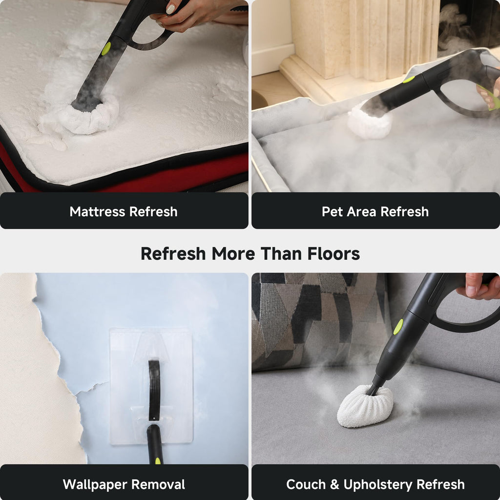 1500W High Pressure Steam Cleaner with 22 Accessories S24142