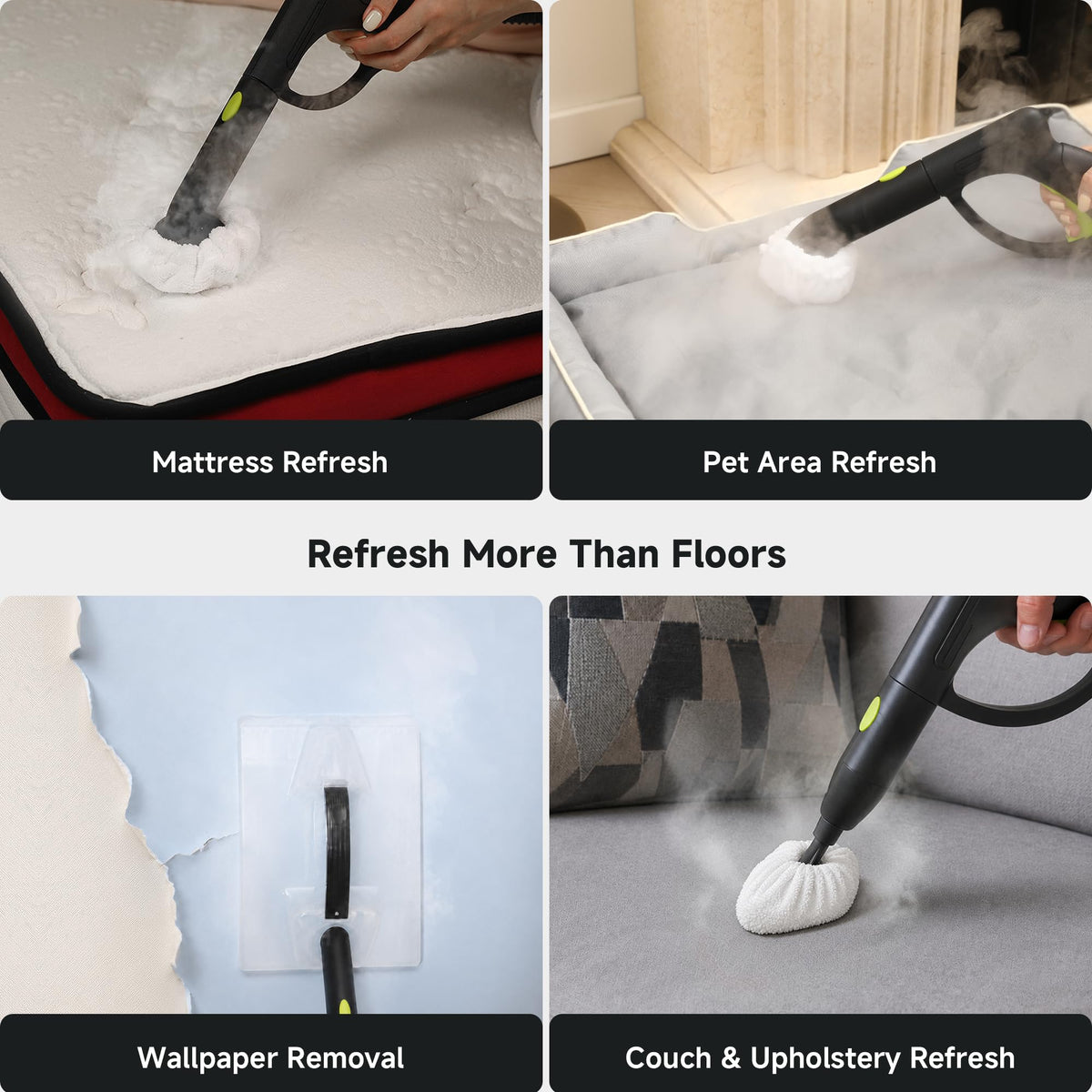 1500W High Pressure Steam Cleaner with 22 Accessories S24142