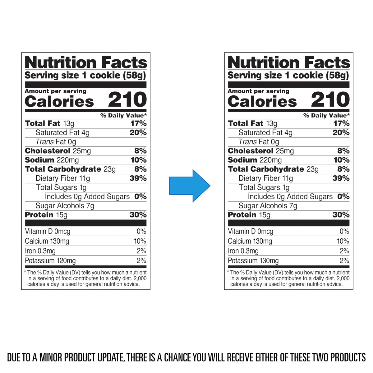 Peanut Butter Protein Cookie 12 Count A404