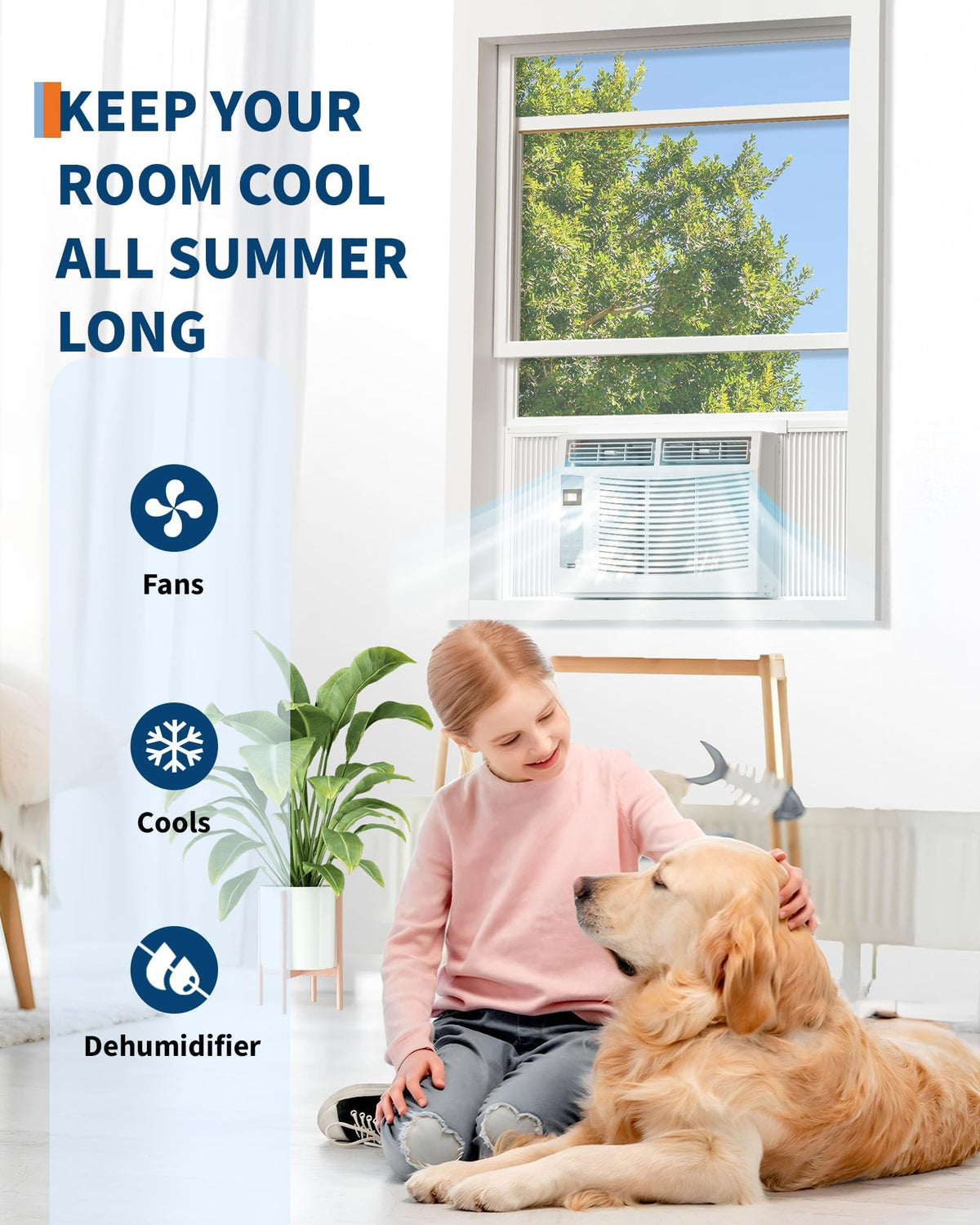 6000 BTU 115V Window Air Conditioner with Remote S50315