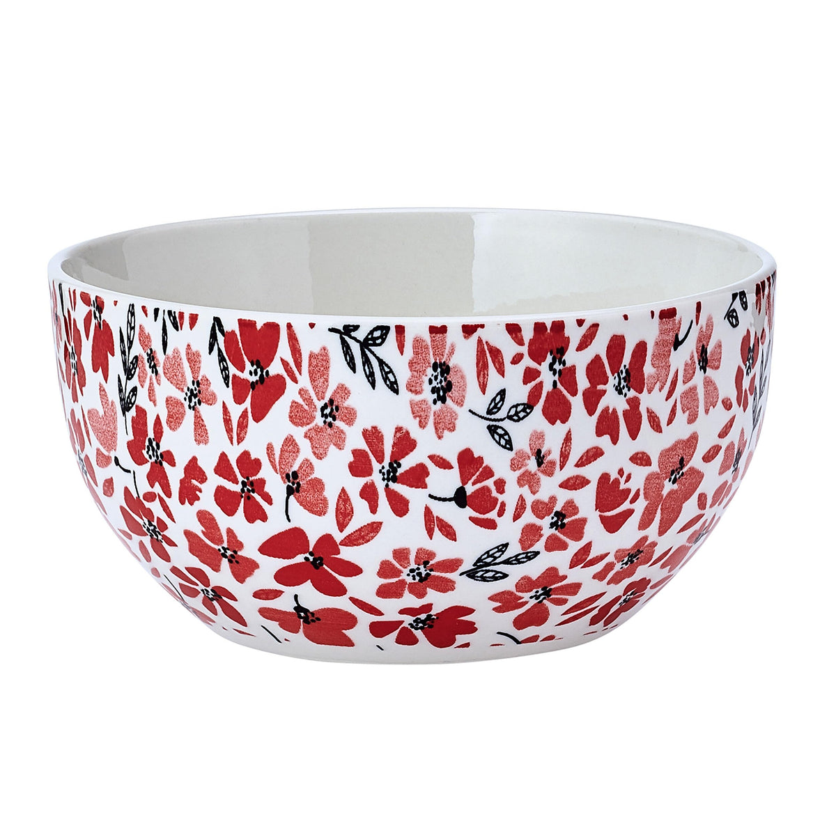 12 Piece Floral Stoneware Dinnerware Set W17089