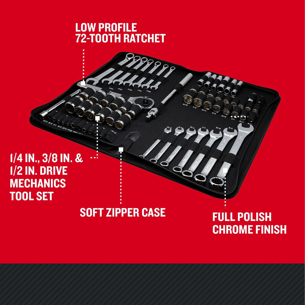 66 Piece Mechanics Tool Set J1186