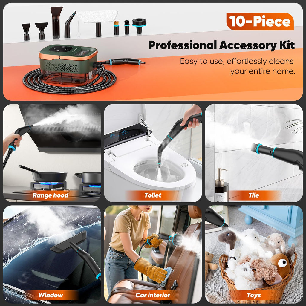 Handheld Pressurized Steam Cleaner B35853
