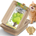 Disposable Litter Box for Cats Large 2/4/6/8-Pack 17.5X 13.5in Leak-Proof S280