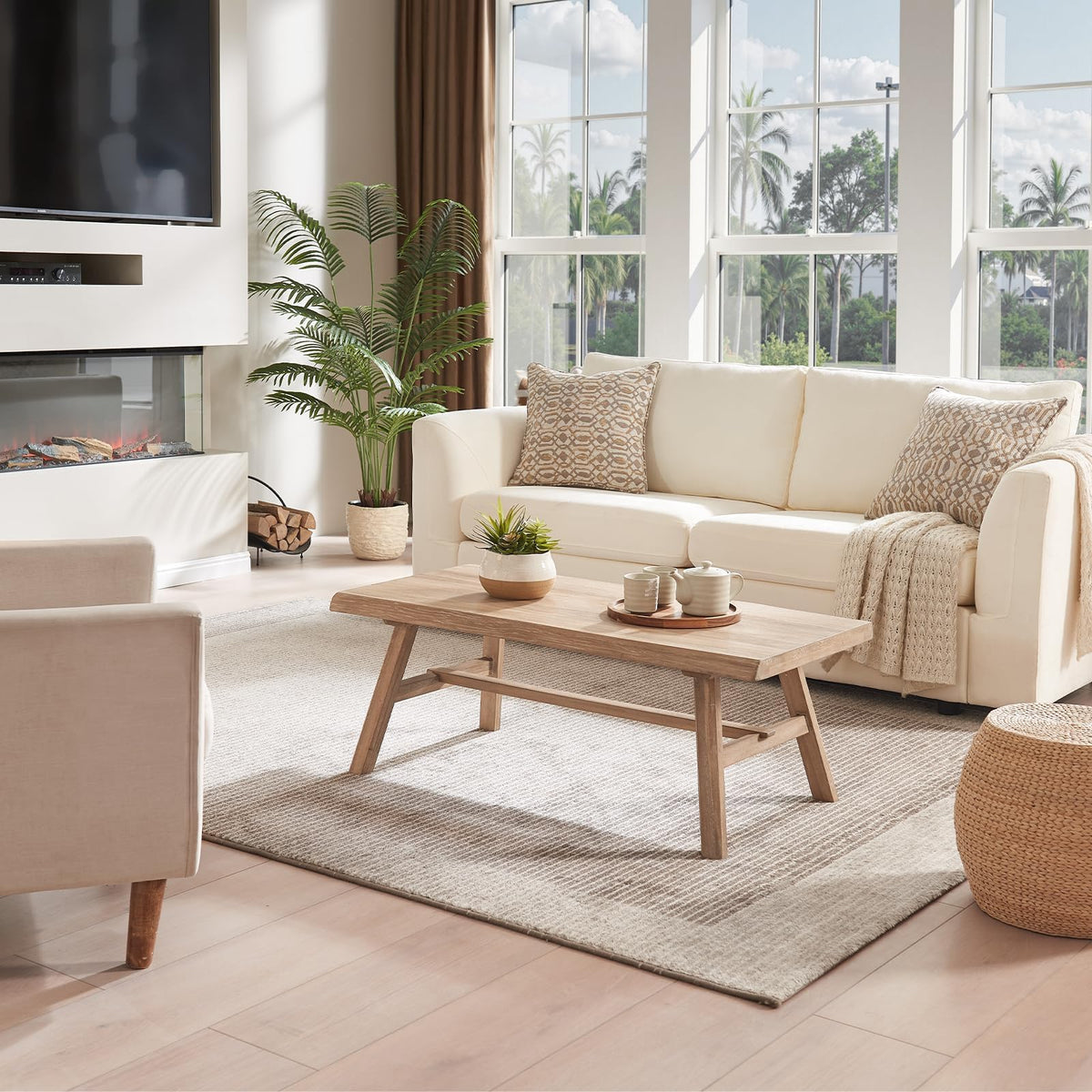 Solid Wood Coffee Table O9301