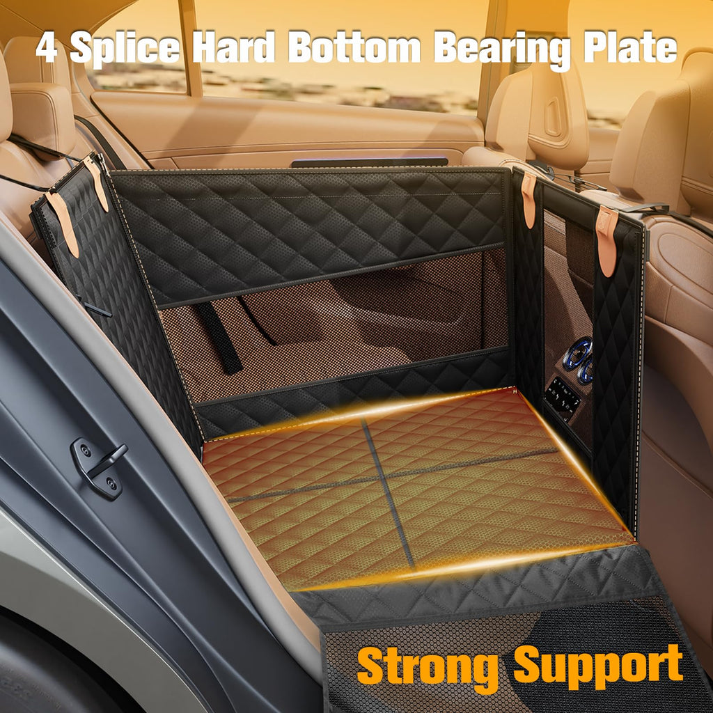 Large Dog Car Seat with Hard Bottom L7749