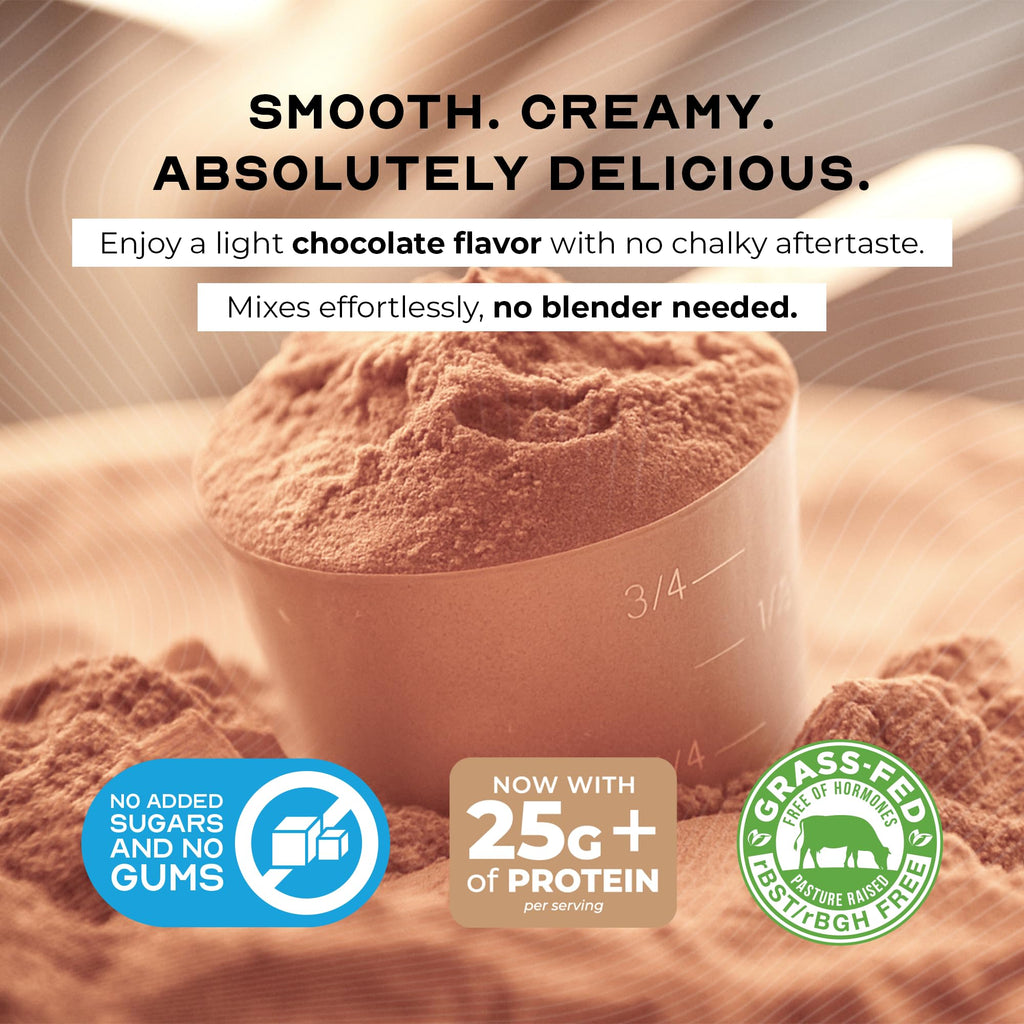 Grass-Fed Whey Protein Isolate Powder, Chocolate (5lb) N601240