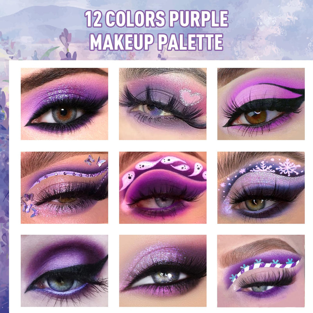 Pigmented Matte Shimmer Eyeshadow Palette V170