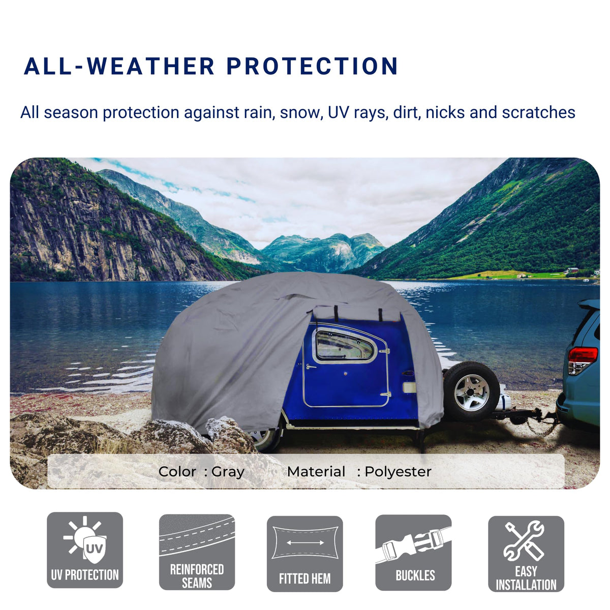 Teardrop Trailer Camper Covers T6026