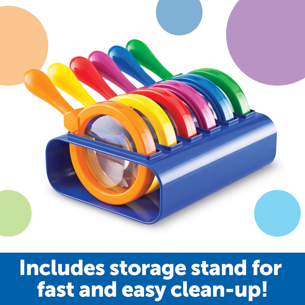 Jumbo Magnifiers with Stand 6 Pieces G90607