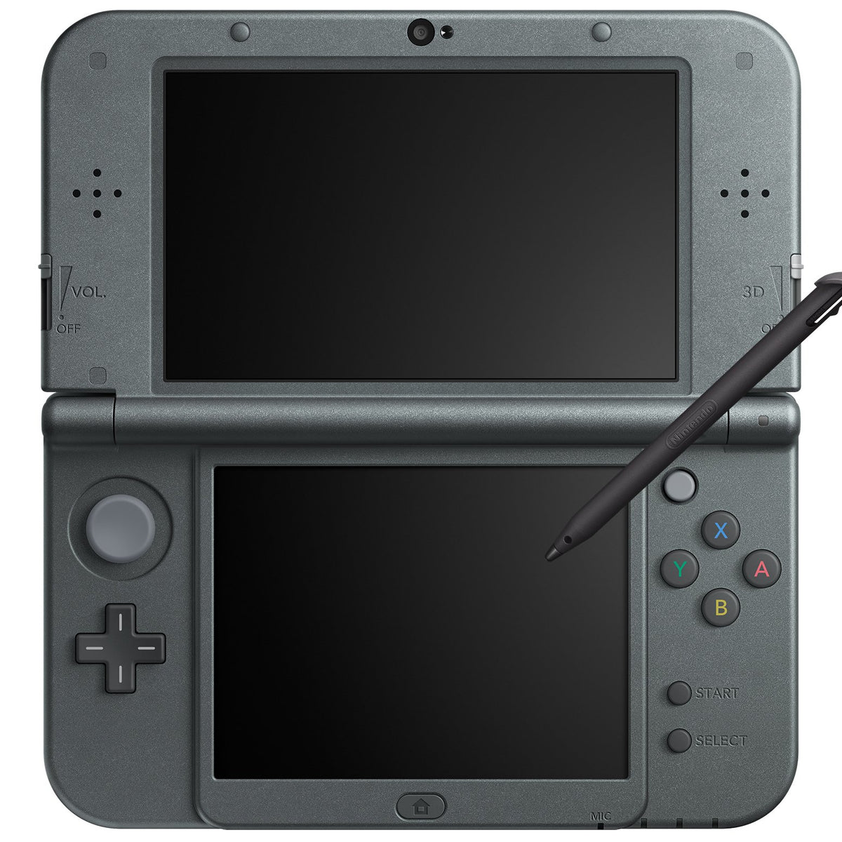 Metallic Black Nintendo 3DS LL A975