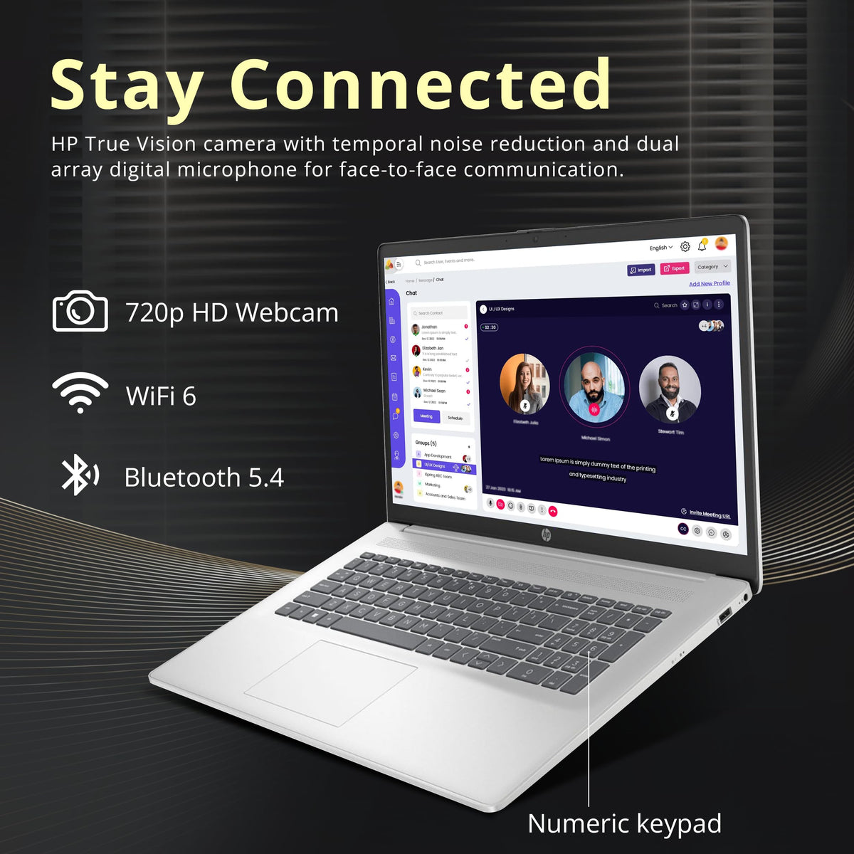 17.3" HD+ Touchscreen Laptop, AMD Ryzen 5, 16GB RAM, 1.5TB Storage, Silver X316262