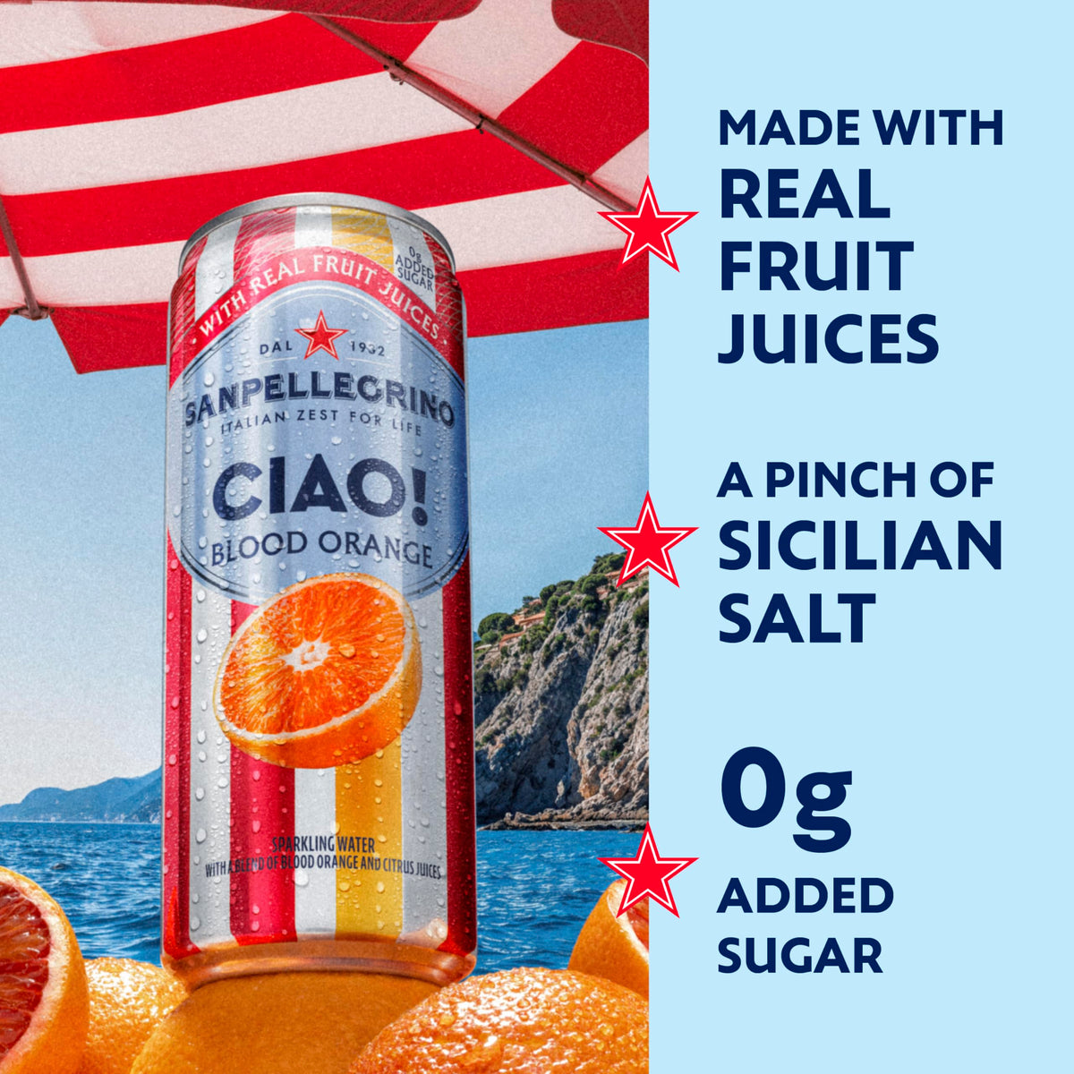 Blood Orange Sparkling Water 24 Pack D23903