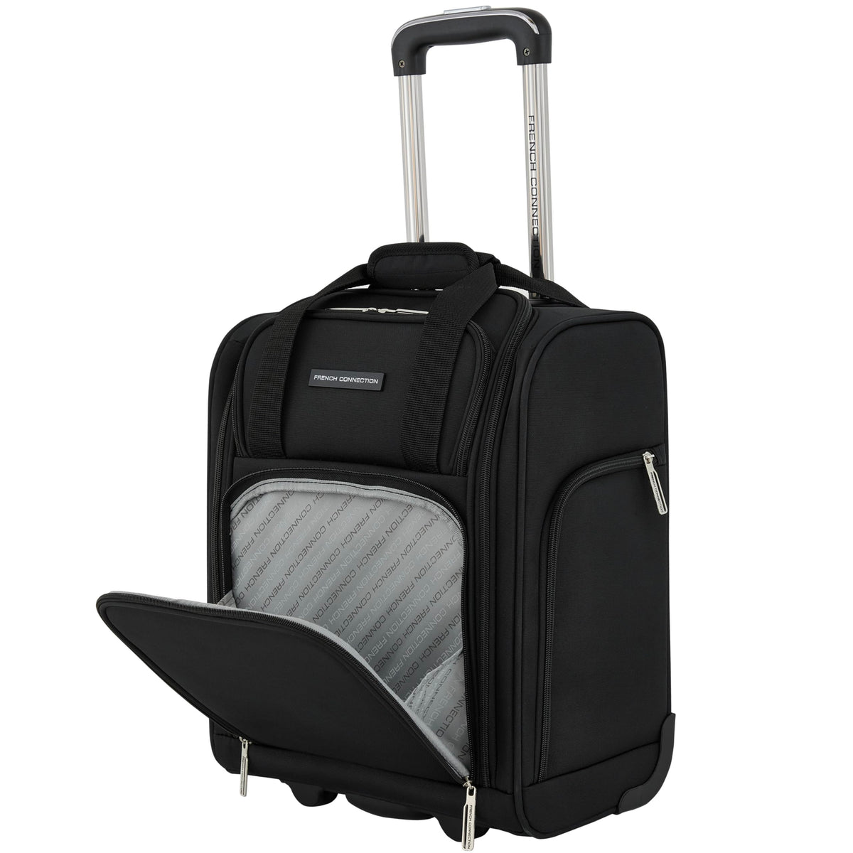16" Underseat Carry-On Luggage with USB/USB-C Ports, Black C997102