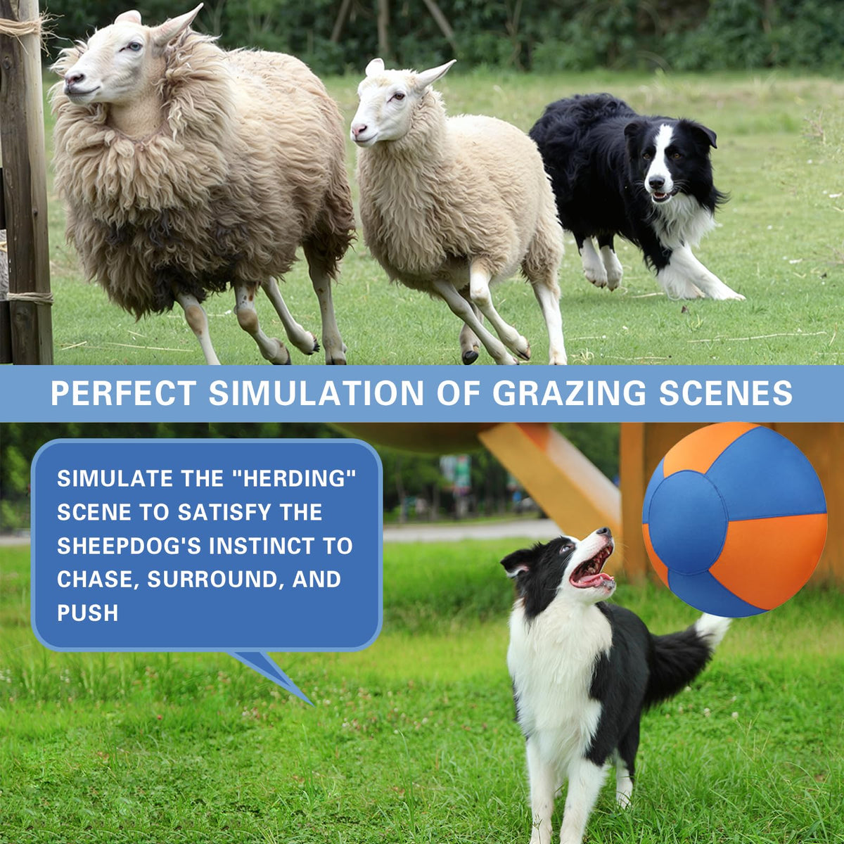 18'' Durable Waterproof Dog Herding Ball E4833