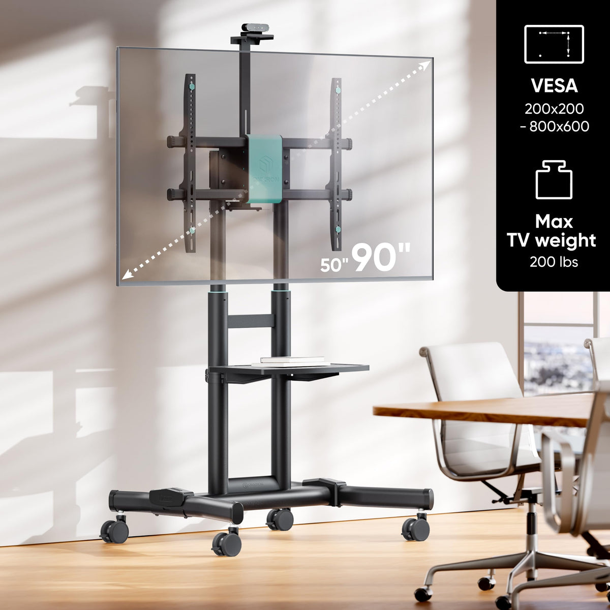 Black Mobile TV Stand 50-90 Inch X725026