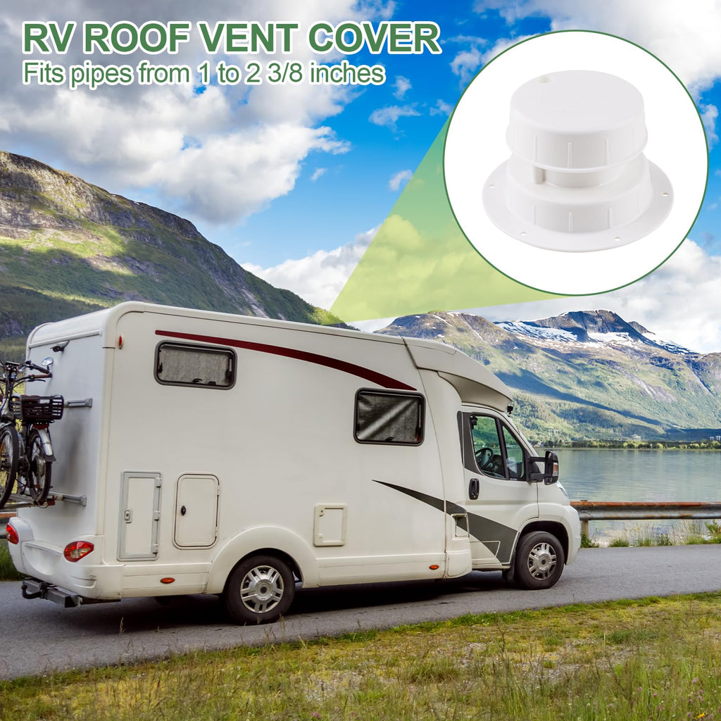 RV Plumbing Vent Covers with Screws, 2 Pack Y598