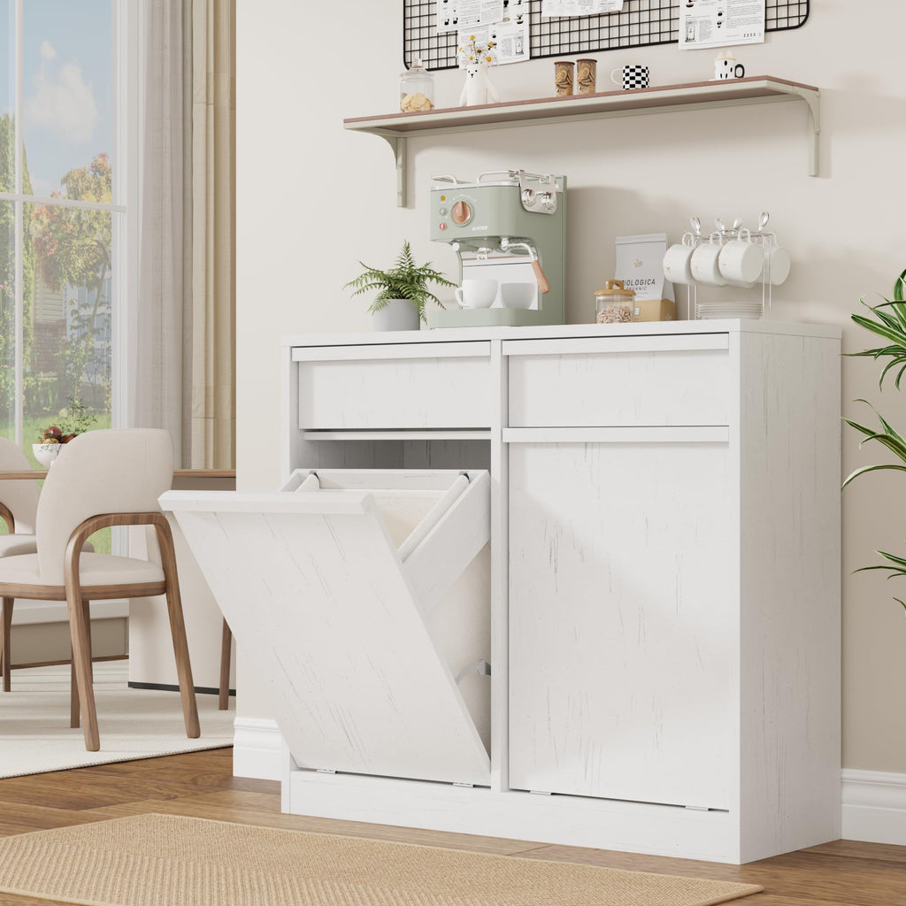 Double Tilt Out Laundry Hamper Cabinet Z428401