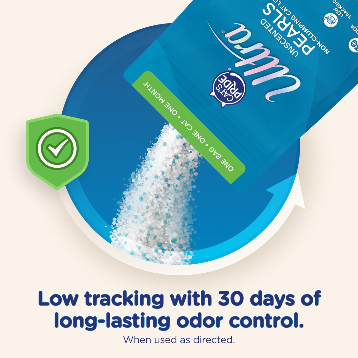 Cat Litter - 99.9% Dust Free, Low Tracking, Fragrance Free - 5 Lbs H46887