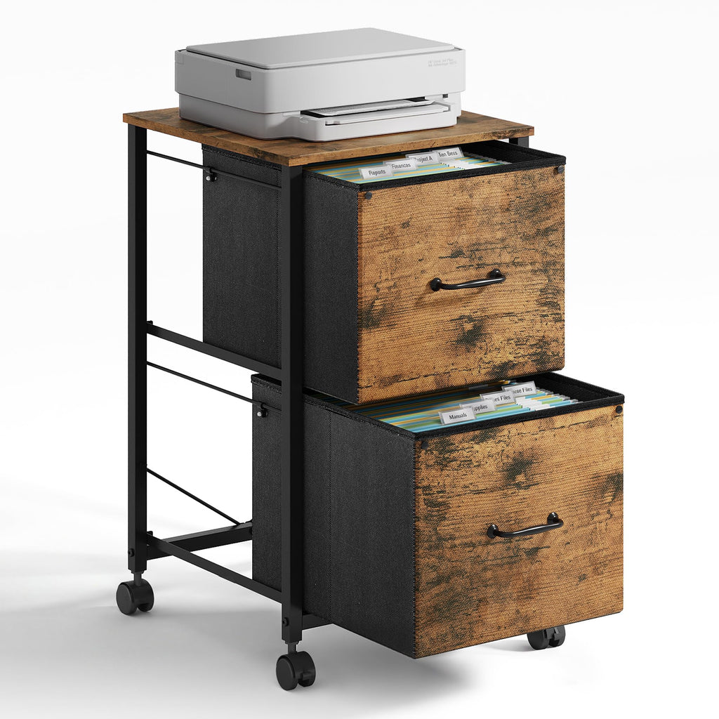 2 Drawer Mobile File Cabinet U501