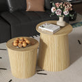 2-Piece Round Coffee Table Set U877402