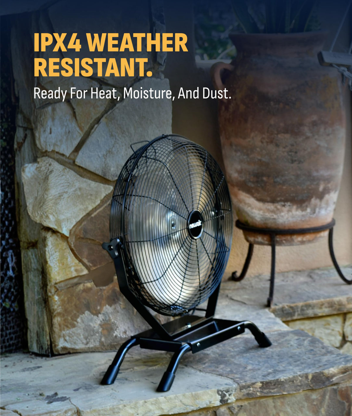 20" Outdoor Wall Mount Fan J124