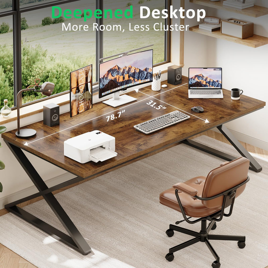 78.7" Extra Long Computer Desk B153886