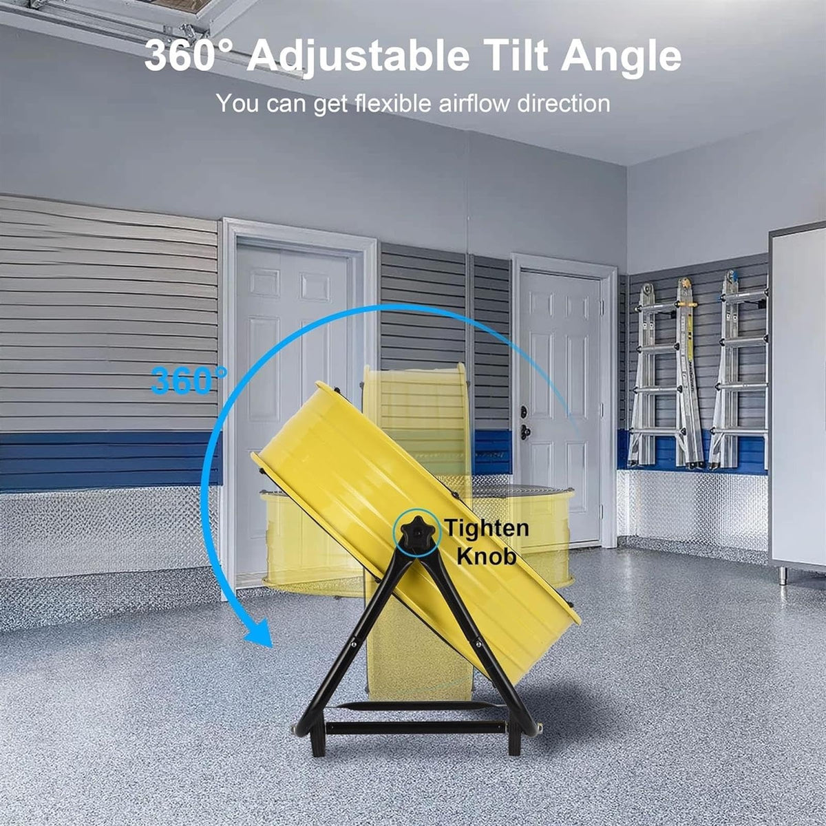 Heavy Duty 3-Speed 20in Floor Drum Fan B721022
