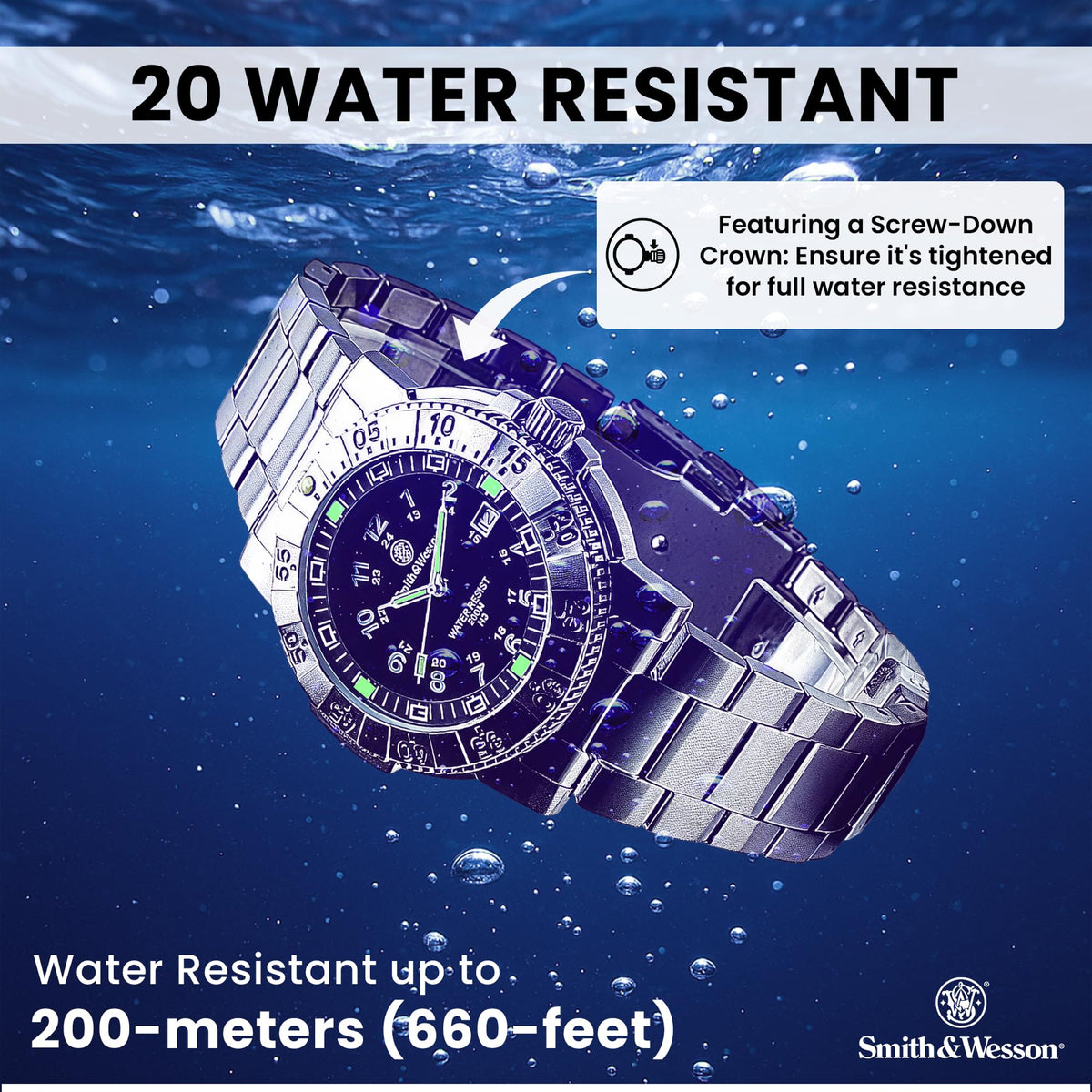 20ATM Waterproof Analog Display 45mm Field Watch with Rubber Strap C803