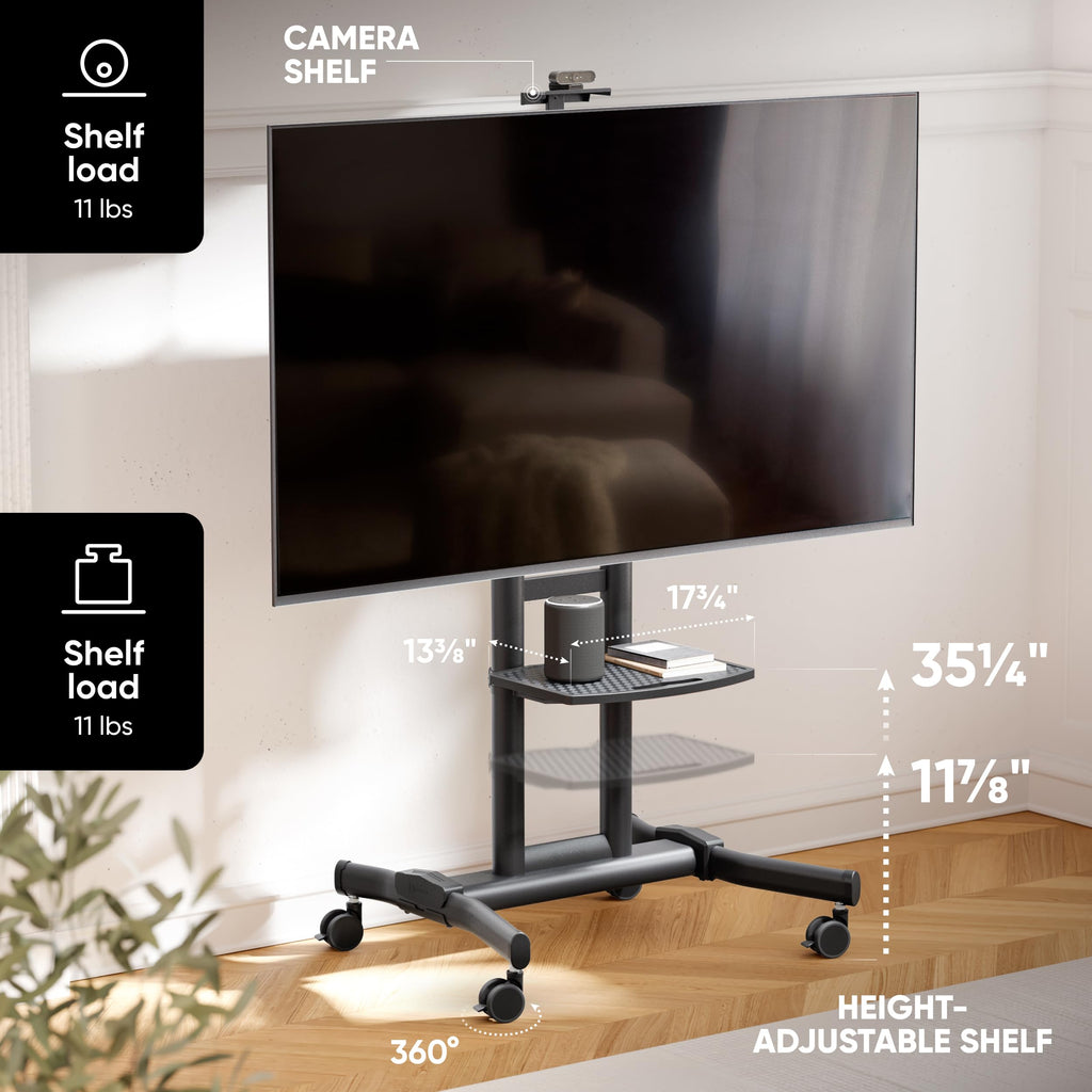 Black Mobile TV Stand 50-90 Inch X725026
