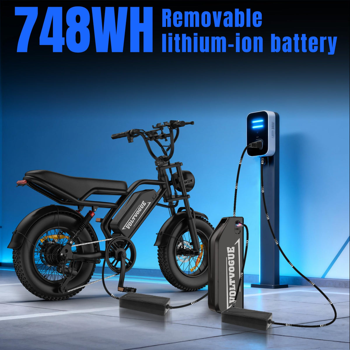 1500W Peak Motor Full Suspension Electric eBike C386