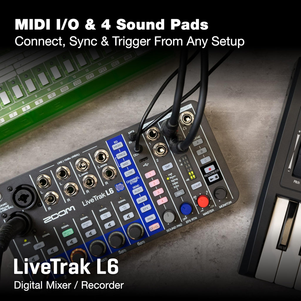 LiveTrak L6 Mixer/Recorder C6832