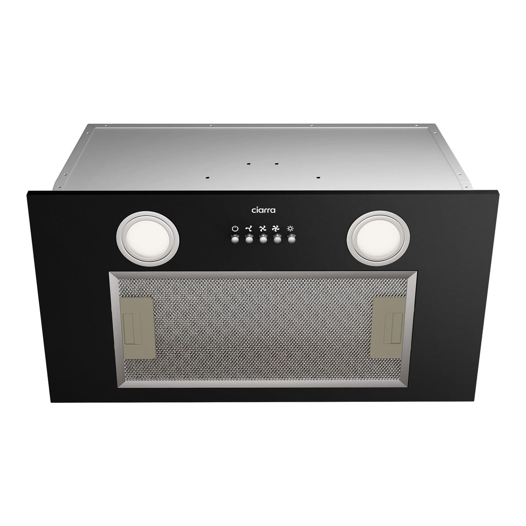 20 inch 650 CFM Black Insert Range Hood V7231