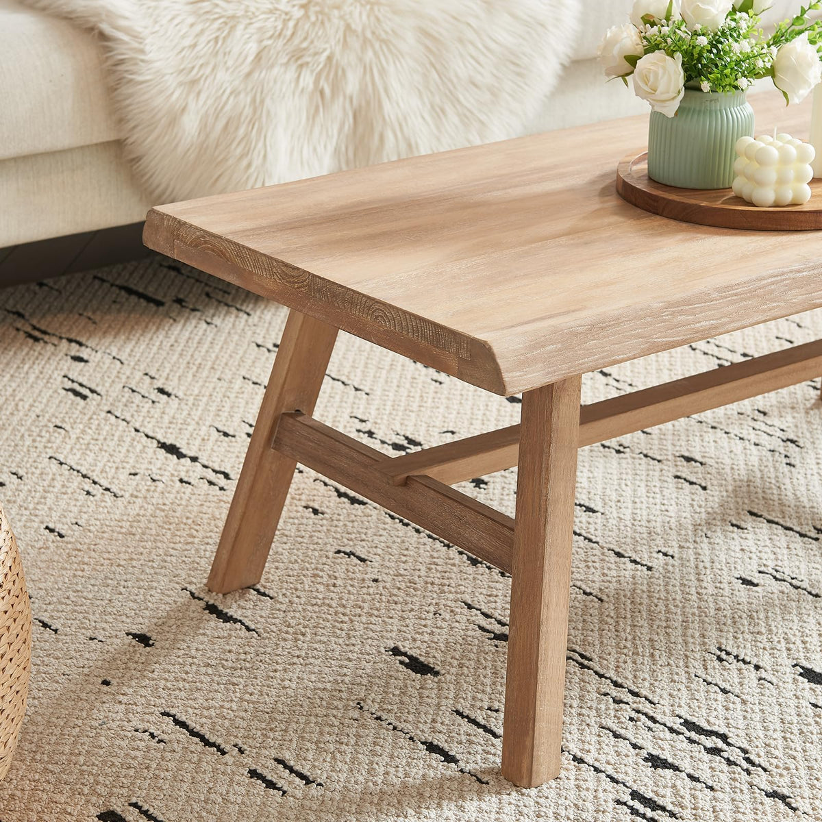 Solid Wood Coffee Table O9301