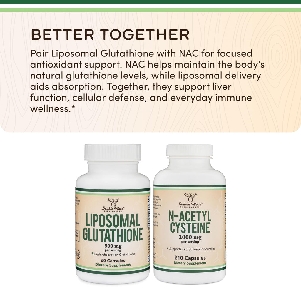 Liposomal Glutathione 500mg 60 Capsules C800046