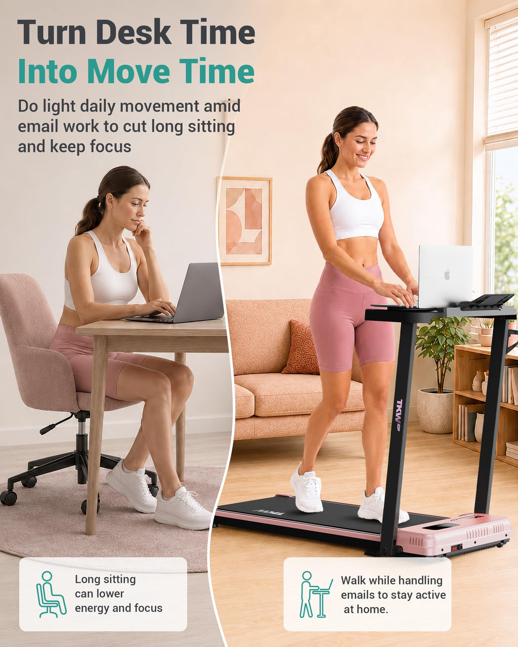 Walking Pad with Vibration Plates and Incline L81217