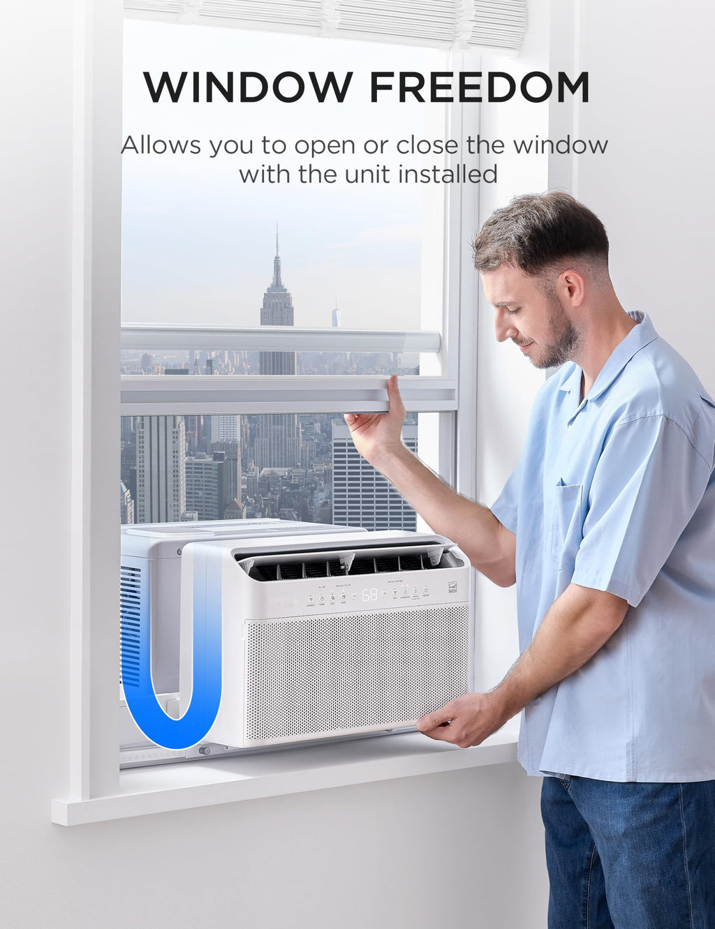 U-Shaped Window Air Conditioner G9657
