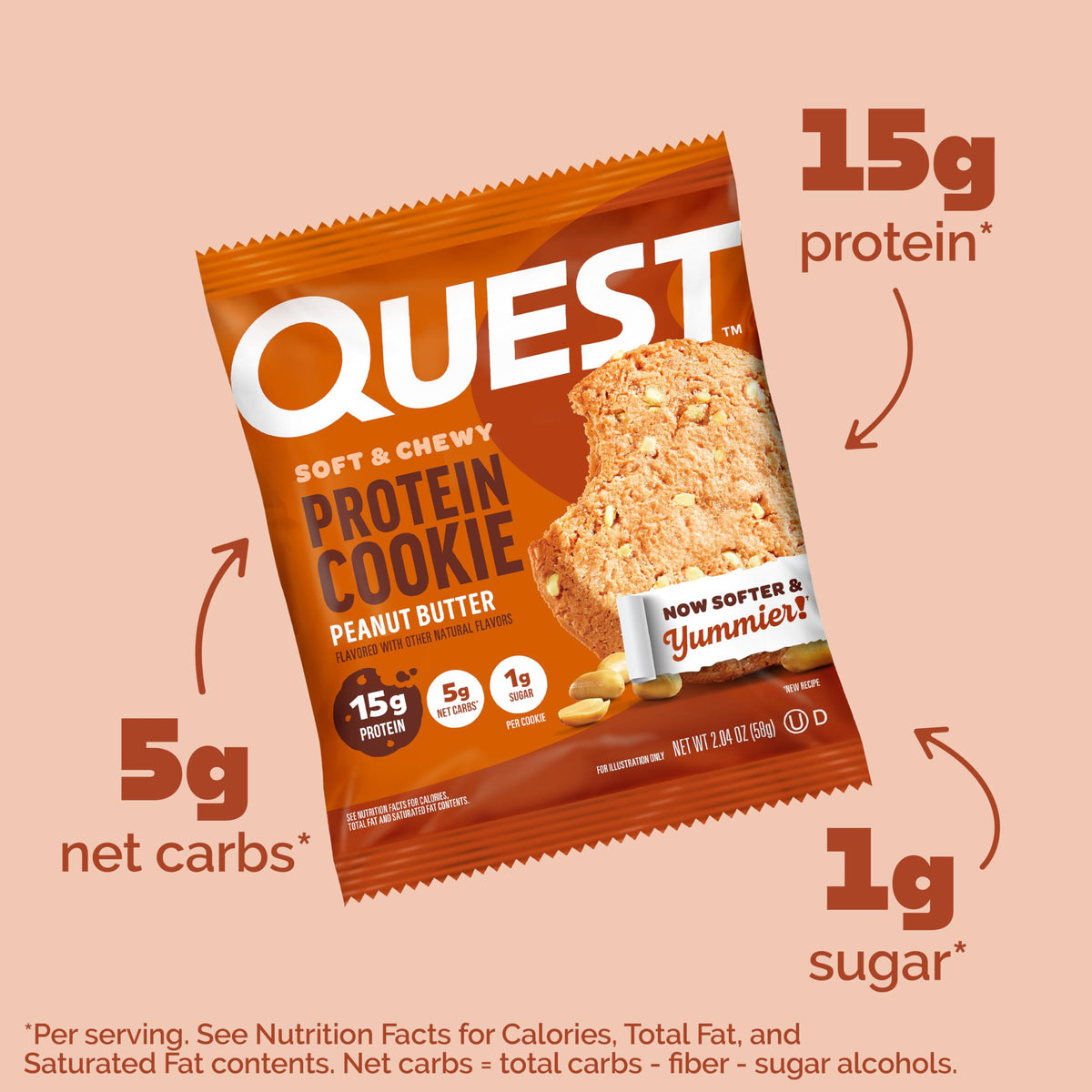 Peanut Butter Protein Cookie 12 Count A404